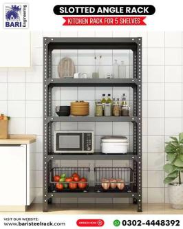 Iron Racks | Metal Racks | Slotted Angle Rack | Steel Racks in Lahore - Image 2