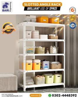 Iron Racks | Metal Racks | Slotted Angle Rack | Steel Racks in Lahore - Image 4