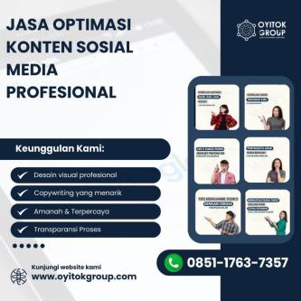 JASA OPTIMASI KONTEN SOSIAL MEDIA PROFESIONAL in Surabaya - Image 1