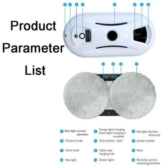 JEROMY Window Cleaning Robot, Cordless Remote Control … in George Town - Image 1