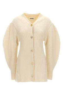 JIL SANDER Ribbed Cardigan in Kitchener - Image 1