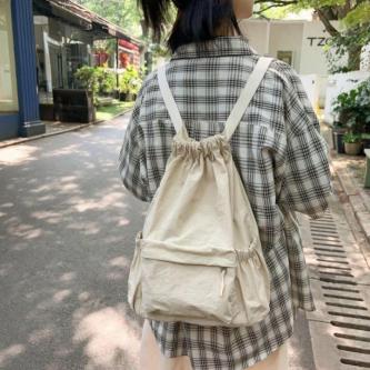 JNBYE Drawstring Backpack, New Design Light Weight Nylon … in Taman Senai - Image 1