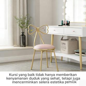 JOLEE - Easy to Clean Dressing Table Chair | DURABLE LONG … in Singapore - Image 1