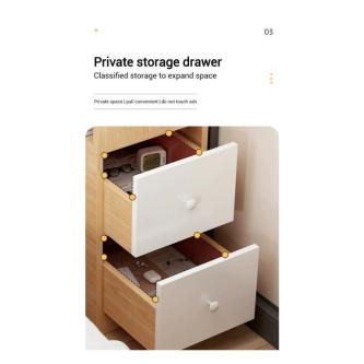 JYXP Bedside Table Modern Simple Mini Bedside Cabinet … in Singapore - Image 1