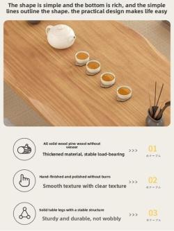 Japanese Style Solid Wood Coffee Table Tatami Tea Table … in Singapore - Image 1