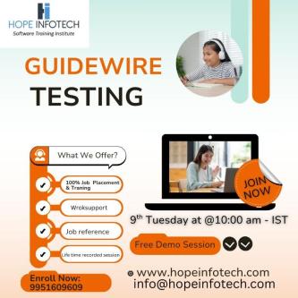Join Guidewire Testing Free Demo Session – Job-Oriented Training in Hyderabad - Image 1