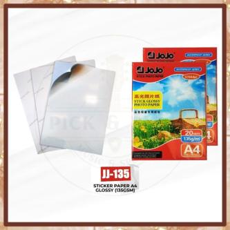 Jojo A4 135g/m2 Sticker PaperSticker Photo Paper in Subang Jaya - Image 1