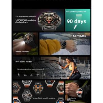 KC89 Bluetooth Smart Watch, Large Display, IP68 Waterproof, … in Singapore - Image 1