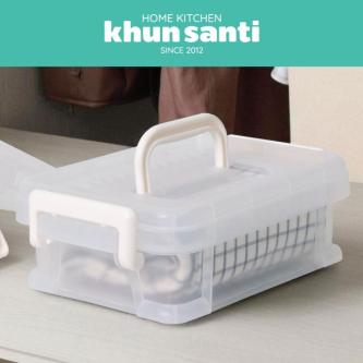 KHUN Santa Multipurpose Plastic Box With Lock Handle Size: … in Singapore - Image 1