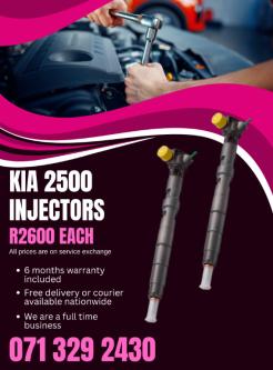 KIA 2500 DIESEL INJECTORS FOR SALE WITH WARRANTY INCLUDED in Rustenburg - Image 1
