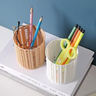 KKINGDOM Storage Box, Multi-functional Rattan Pen Holder, … in Ipoh - Image 1