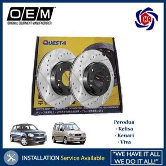Kelisa Kenari Viva Front Disc Rotor Racing Sport Peformance … in Ipoh - Image 1