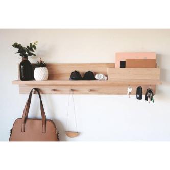 Key Rack Organizer Wooden Rack Key Holder Hanging Key, … in Pasir Ris - Image 1