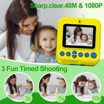 Kids Camera Instant Print, 1080P Video, Dual Lens, 2.4'' HD … in Singapore - Image 1