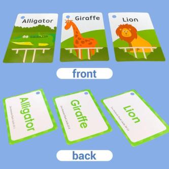 Kids Learning Flash Card Kad Animal Shape Colour Body … in Taman Johor Jaya - Image 1