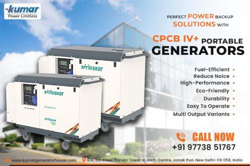 Kirloskar Portable Generators - Compact Power Solutions in New Delhi - Image 1