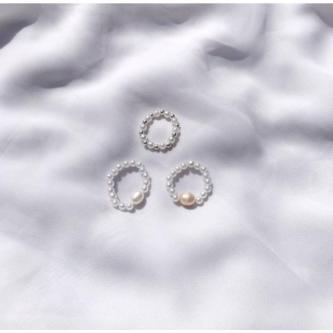 Korean ring pearl ring bead ring simple ring in Bishan - Image 1