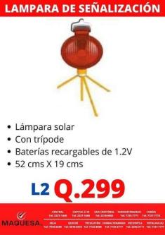 LAMPARA ROJA LED L2 en Retalhuleu - Imagen 1