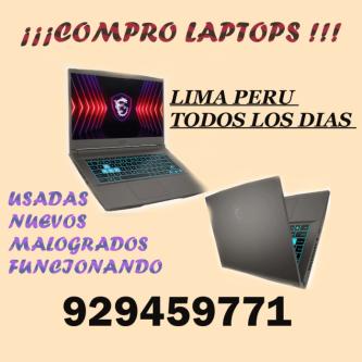 LAPTOPS COMPRAMOS DE TU EMPRESA AL 929459771 en Lima - Imagen 1