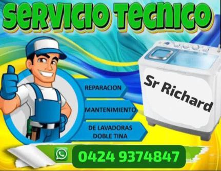 LAVADORA DOBLE TINA SERVICIOS en Caracas - Imagen 1