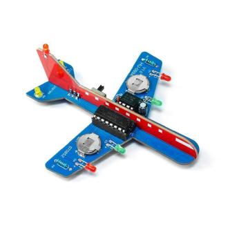 LED Airplane Model DIY Kit NE555 CD4017 Circuit Multi-Color … in Gold Coast - Image 1