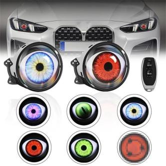LED Headlight with Dual Dynamic Devil Eye Design Multiple … in Brisbane - Image 1