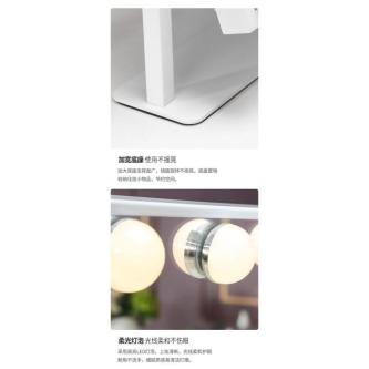 LED Makeup Mirror with Bulb, Rotatable Desktop, Home Use, … in Sembawang - Image 1