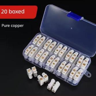 LED Pure Copper 2-Bit Push Type Butt Terminal Wire in Singapore - Image 1