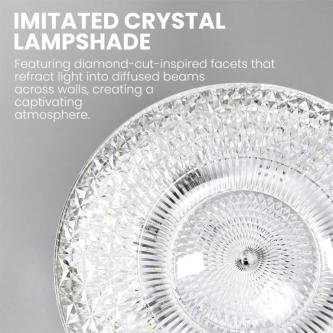 LED UFO Crystal Ceiling Light Lampu Led Siling E27 Dimmable … in Johor Bahru - Image 1
