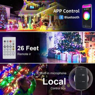 LED Waterproof Decorative Light Intelligent Control RGBIC … in Singapore - Image 1