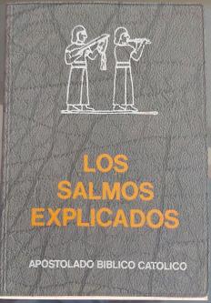 LIBRO DE SALMOS EXPLICADOS en Bucaramanga - Imagen 1