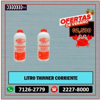 LITRO DE THINNER en Curridabat - Imagen 1