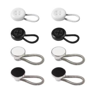 LIZMON 8Pcs Shirts Button Expanders, Elastic Neck Extender … in Singapore - Image 1