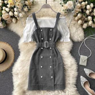 LNL Shalsabila Overall Set FREE Inner Jumper Free Inner … in Singapore - Image 1