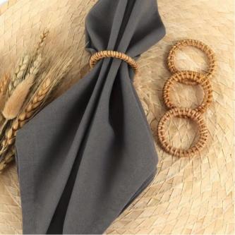 LOLLIPOP1 12Pcs Table Napkin Buckle, Rustic Simple Bohemian … in Singapore - Image 1