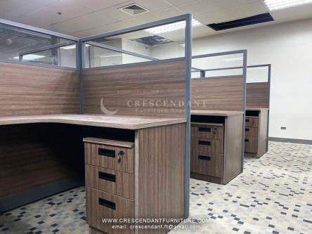 LaminatedL-Shape Table Partition | Modular Partition in Pasig - Image 1