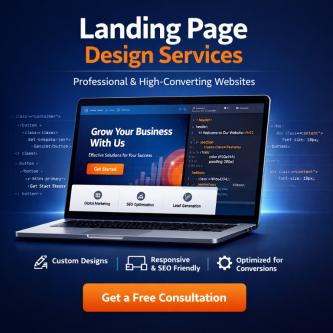 Landing Page Design in HTML & CSS for Google Ads in Jawaharnagar - Image 1