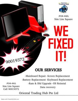 Laptop Repair and Data Recovery in Singapore - Image 1