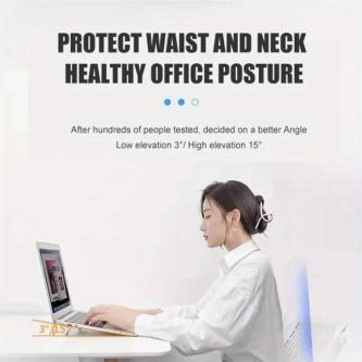Laptop Stand for Computer Keyboard Riser Aluminum Mini … in Singapore - Image 1