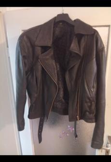 Leder Jacke gr M in Krefeld - Bild 3