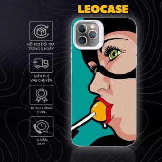Leocase cat woman premium silicone iPhone case with funny … in Singapore - Image 1