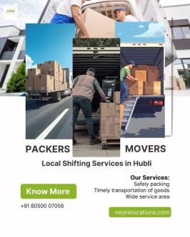 Local Shifting Services in Hubli – Neo Relocations in Dhārwād - Image 1