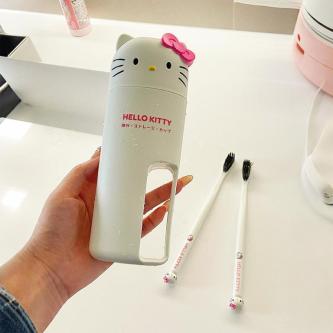 Lovely Toothbrush Cup Set Cat Rabbit Toothbrush Organizer … in Singapore - Image 1