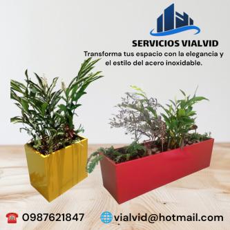MACETAS EN VARIOS MODELOS Y DISEÑOS en Quito - Imagen 1