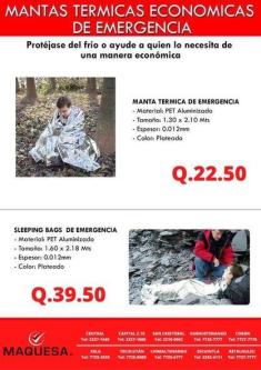 MANTAS TERMICAS en Retalhuleu - Imagen 1