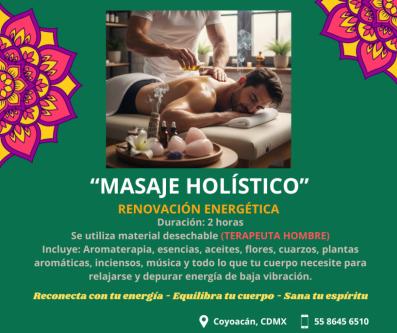 MASAJE HOLÍSTICO en Ciudad de México (CDMX) - Imagen 1