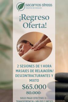 MASAJES RELAJACION SACAMOSTRESS ROSARIO SUR 91 OF 101 LAS CONDE en Providencia - Imagen 3