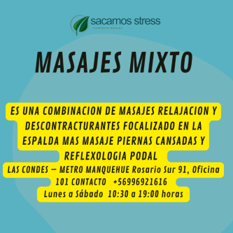 MASAJES RELAJACION SACAMOSTRESS ROSARIO SUR 91 OF 101 LAS CONDE en Providencia - Imagen 1