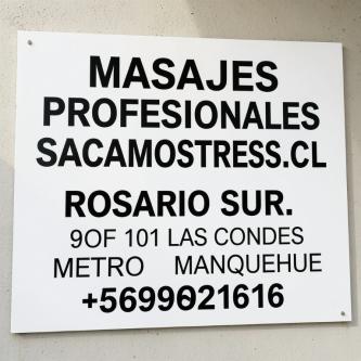 MASAJES RELAJACION SACAMOSTRESS ROSARIO SUR 91 OF101 PRIMER PISO en Las Condes - Imagen 1