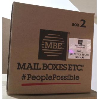 MBE Box 2 Packaging Box Corrugated Carton Box Kotak Packing in Kajang - Image 1